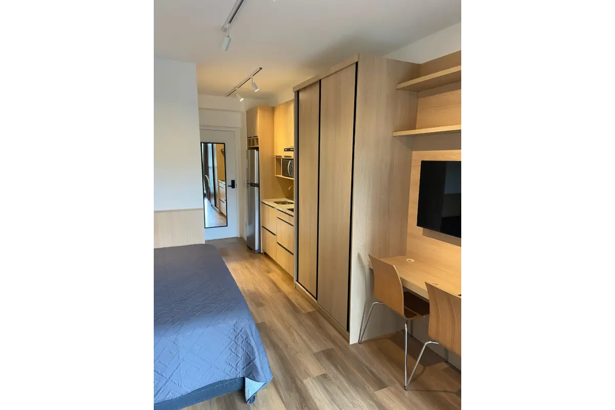 25 m², projeto e obra na Praça da República em São Paulo